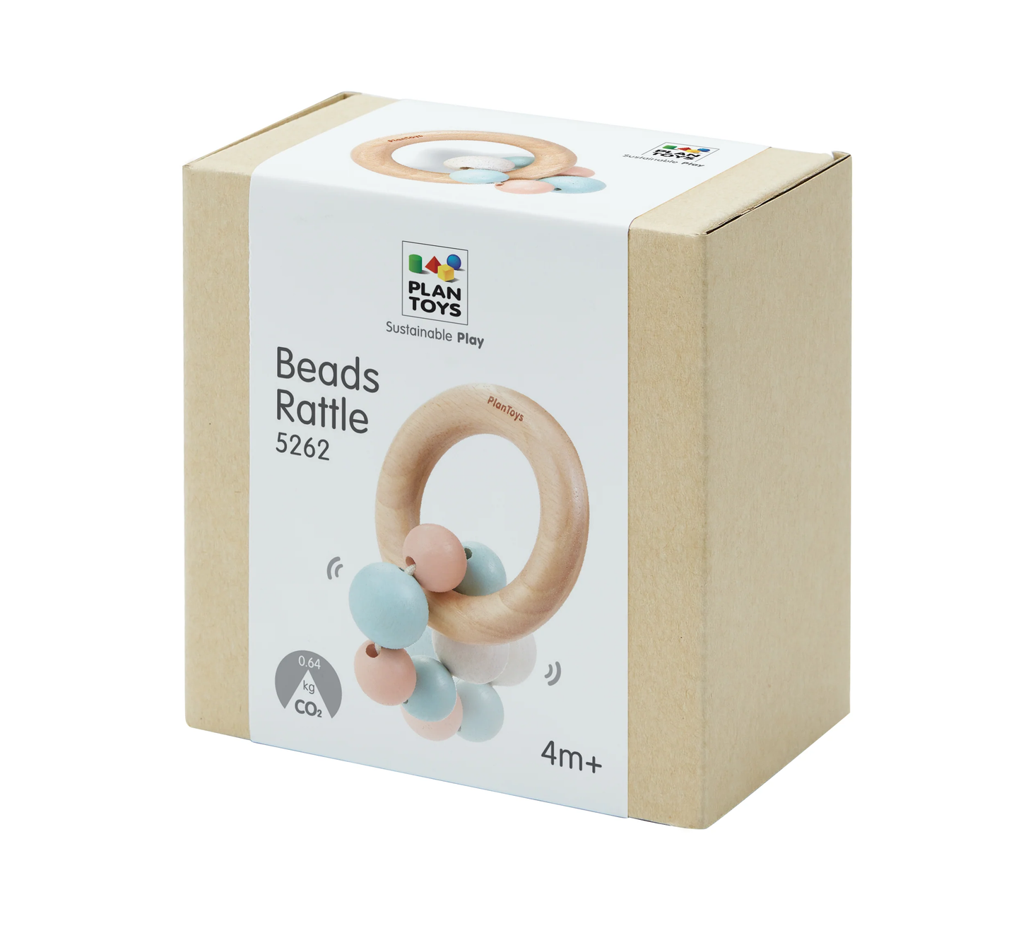 Skallra med Pärlor för Små Barn | PlanToys