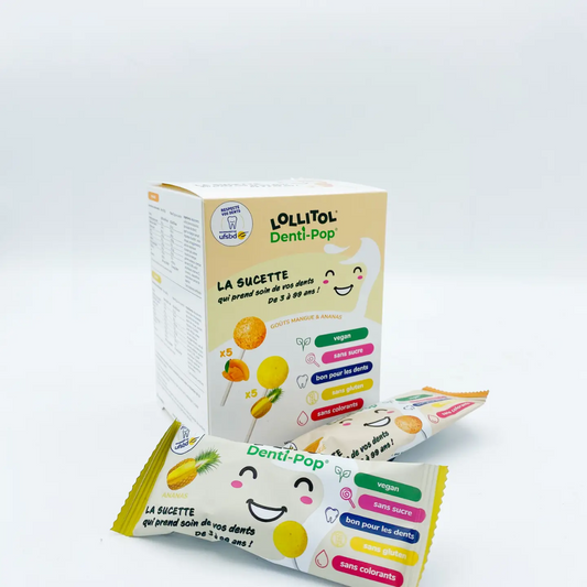 Sockerfri och vegansk klubba med exotisk fruktsmak från Lollitol