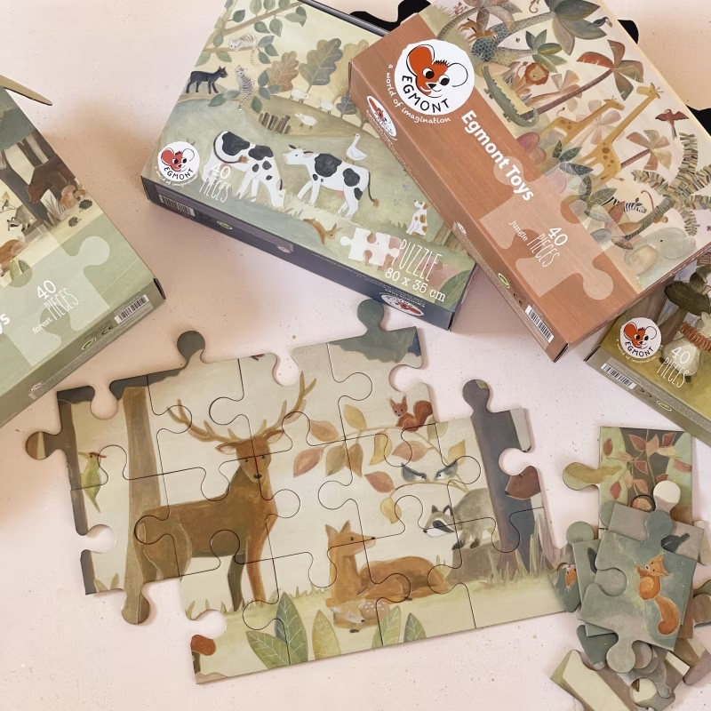 Ekologiskt Golvpussel Skogen för Barn | Egmont Toys
