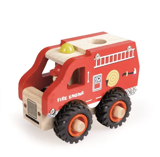 Egmont Toys Brandbil i Trä – Ekologisk Brandbil för Barn