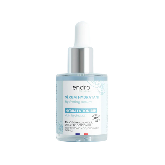 Endro Cosmetiques Fuktgivande Serum – Naturligt serum med hyaluronsyra, gurkextrakt och aloe vera för intensiv återfuktning, 30 ml.