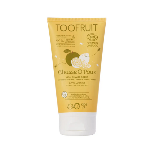 TOOFRUIT Organiskt Anti-Lösschampo för barn med äppelvinäger och citron, 150 ml
